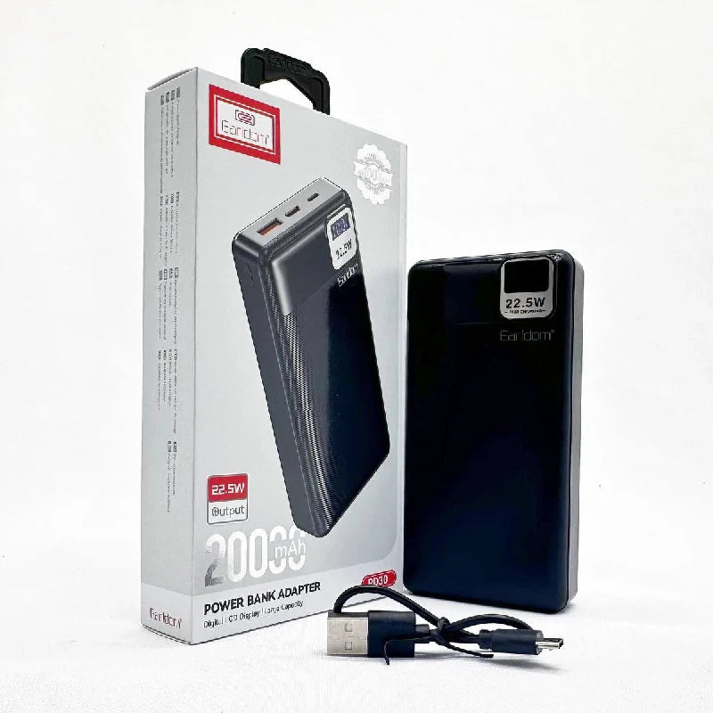 Earldom 20000mAh Power Bank 22.5W PD30