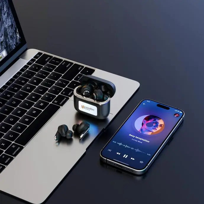 Porodo Soundtec Guide ANC TWS Earbuds with Touch Screen
