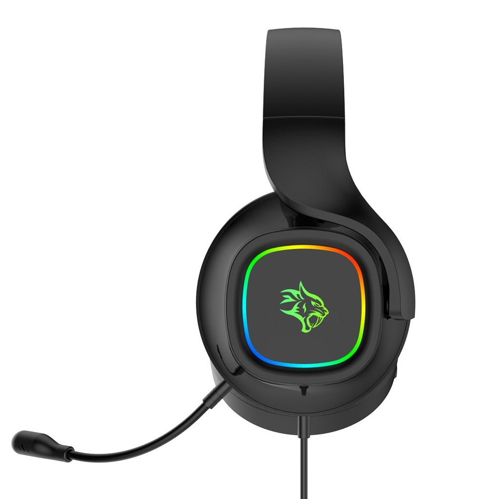 Porodo Gaming RGB Headphone with Detachable Microphone