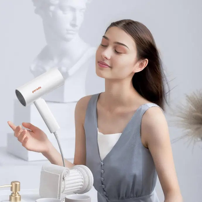 Porodo Lifestyle Portable Folding Ionic Hair Dryer Fast And Frizz-Free Styling