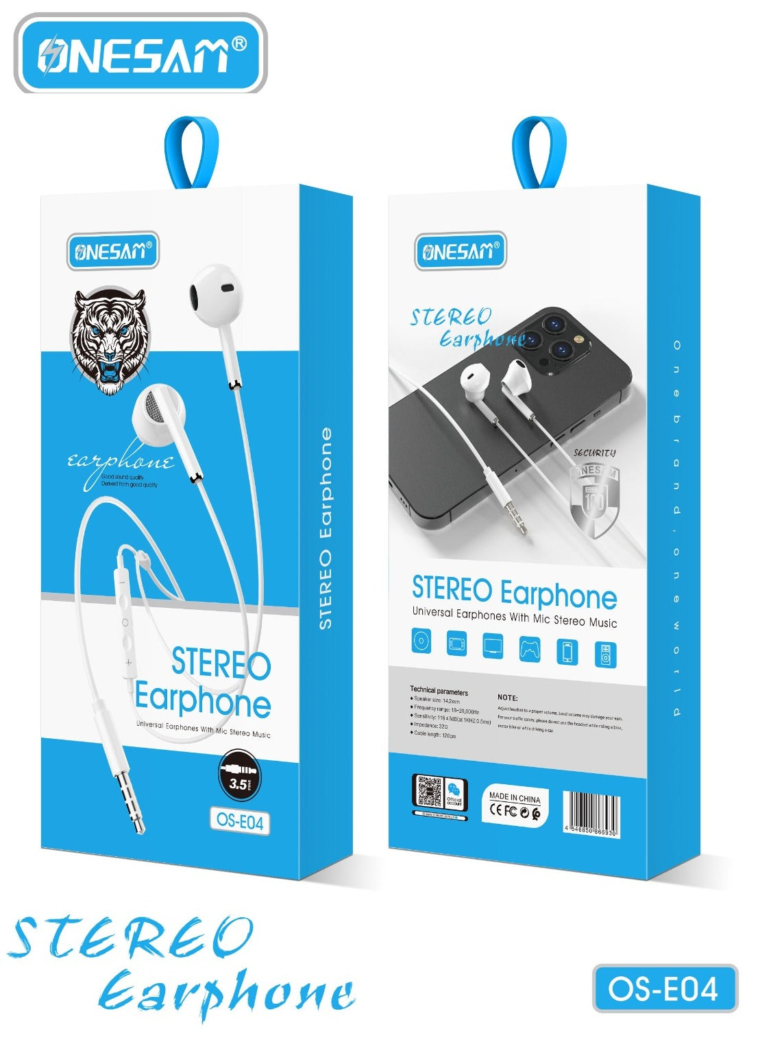 Onesam Stereo Wired Earphone OS-E04