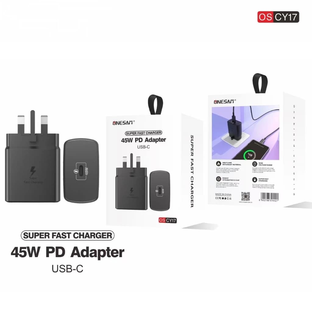 Onesam 45W USB C Power Adapter OS-CY17