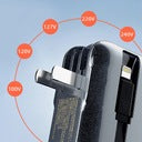 Dudao K25 2in1 10000mAh 3-Plug Powerbank With Cables