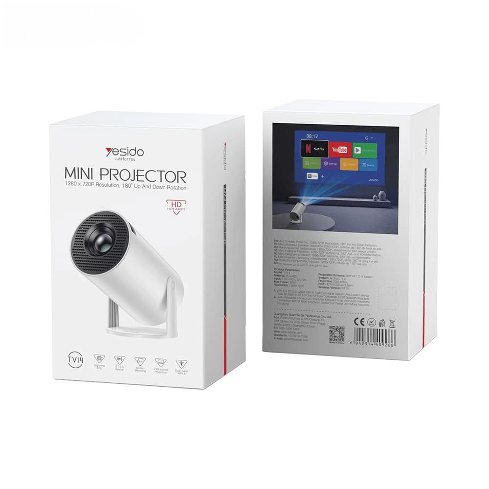 Yesido Mini Projector TV14