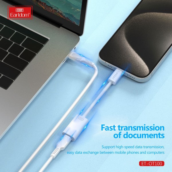 Earldom Adapter from Type-C to Lighting iPhone for charging ET-OT100