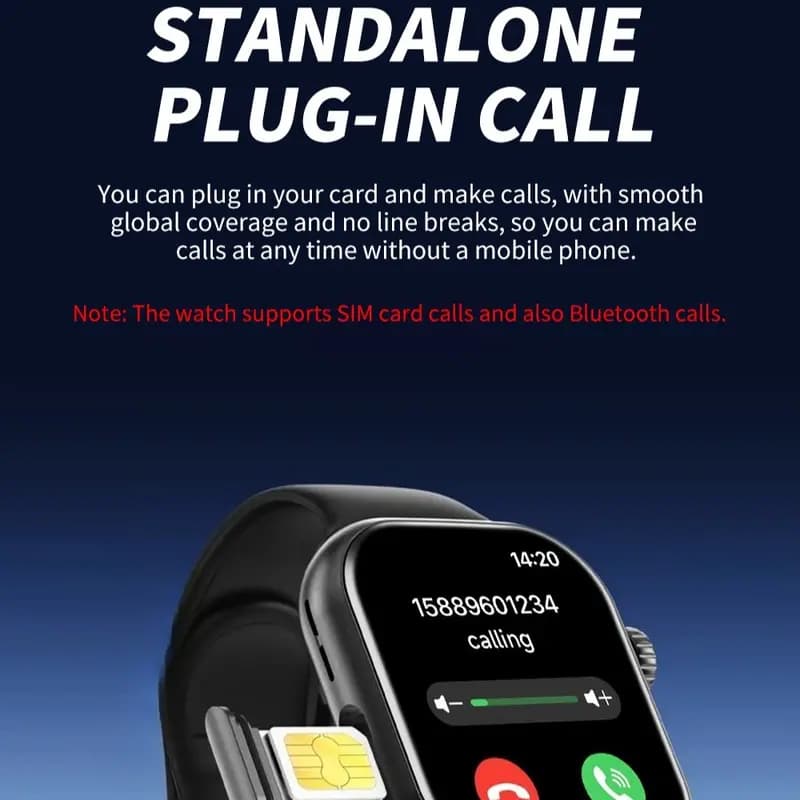 BW11 4G Smartwatch with Sim Slot & Camera