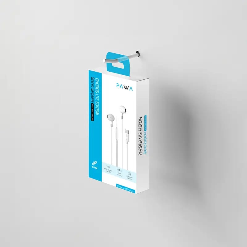 Pawa Chords Lite Edition Stereo Earphone With Type-C Connector TCEP25