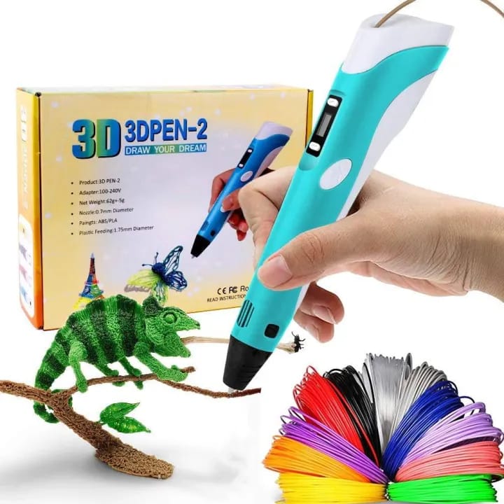 Intelligent 3D Pen With Led Display