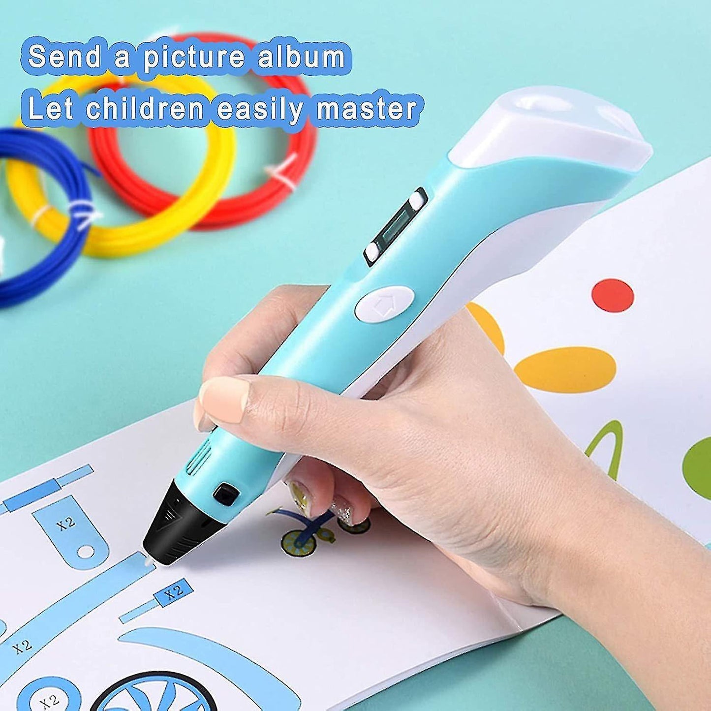 Intelligent 3D Pen With Led Display