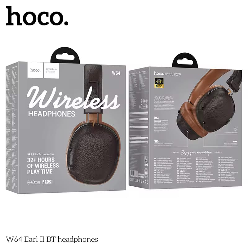 Hoco Wireless Bluetooth Headphones W64
