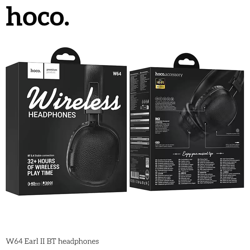 Hoco Wireless Bluetooth Headphones W64