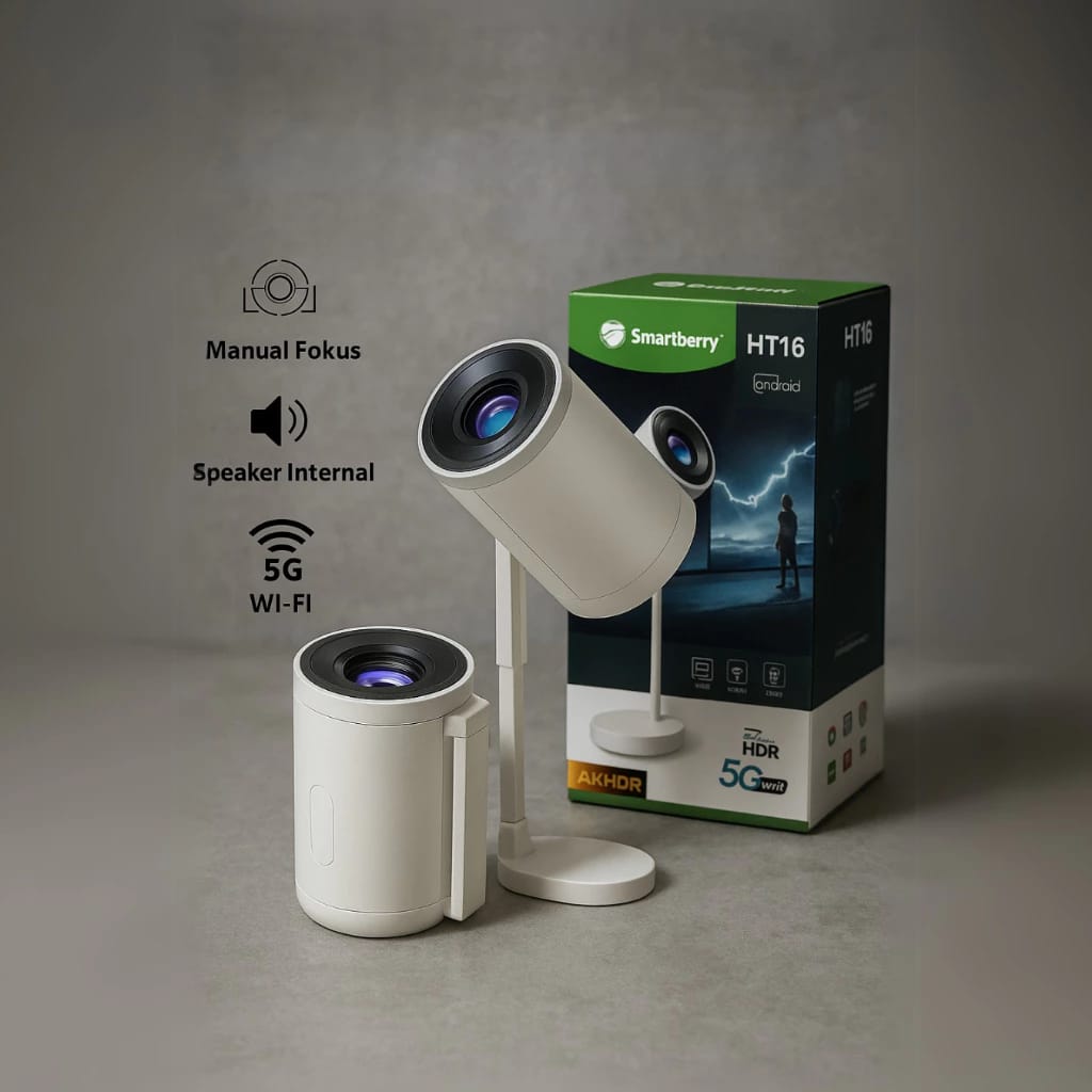 Smartbarry 4K Android Multimedia Projector HT16