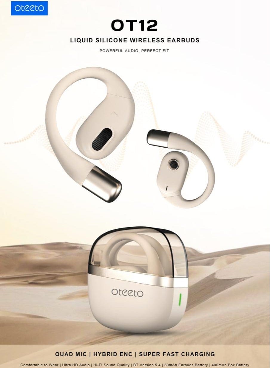 Oteeto Liquid Silicone Wireless Earbuds OT12