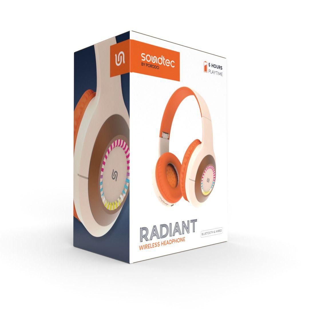 Porodo Soundtec RADIANT Wireless Headphone