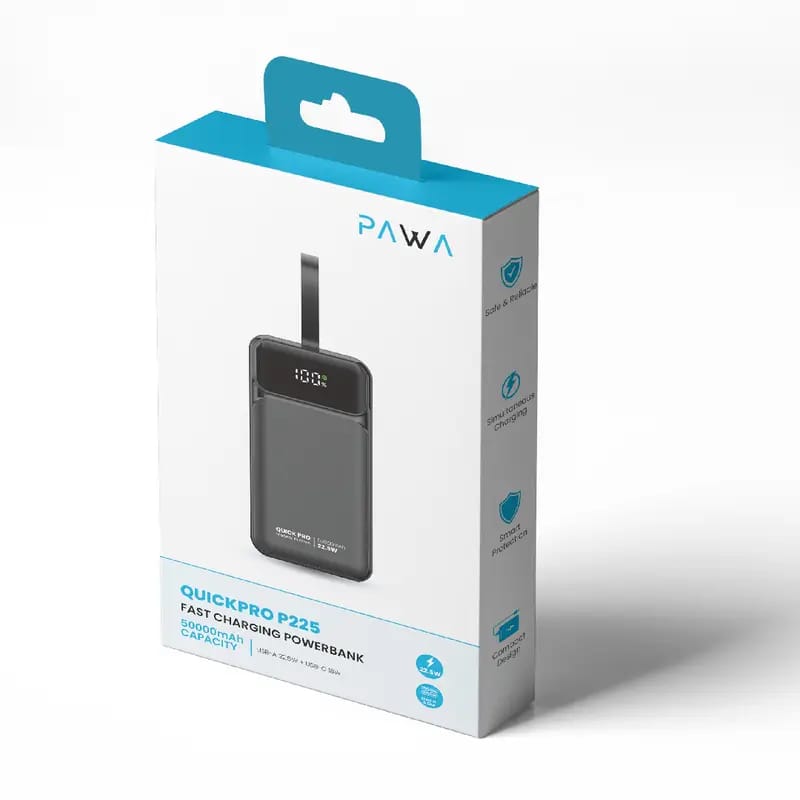 Pawa Quickpro P225 Fast Charging Powerbank 50000mAh
