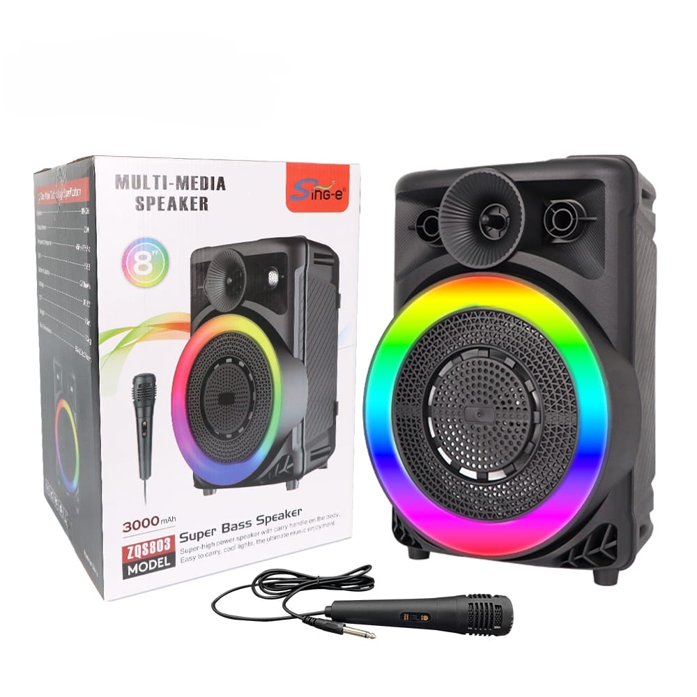 SING-E Karaoke Wireless Bluetooth Speaker ZQS803