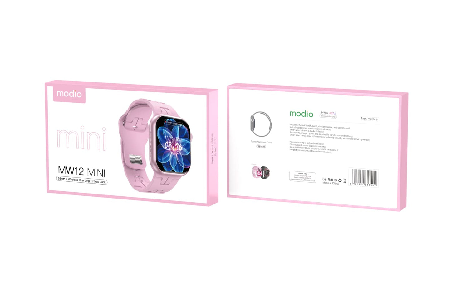 Modio MW12 Mini Smartwatch