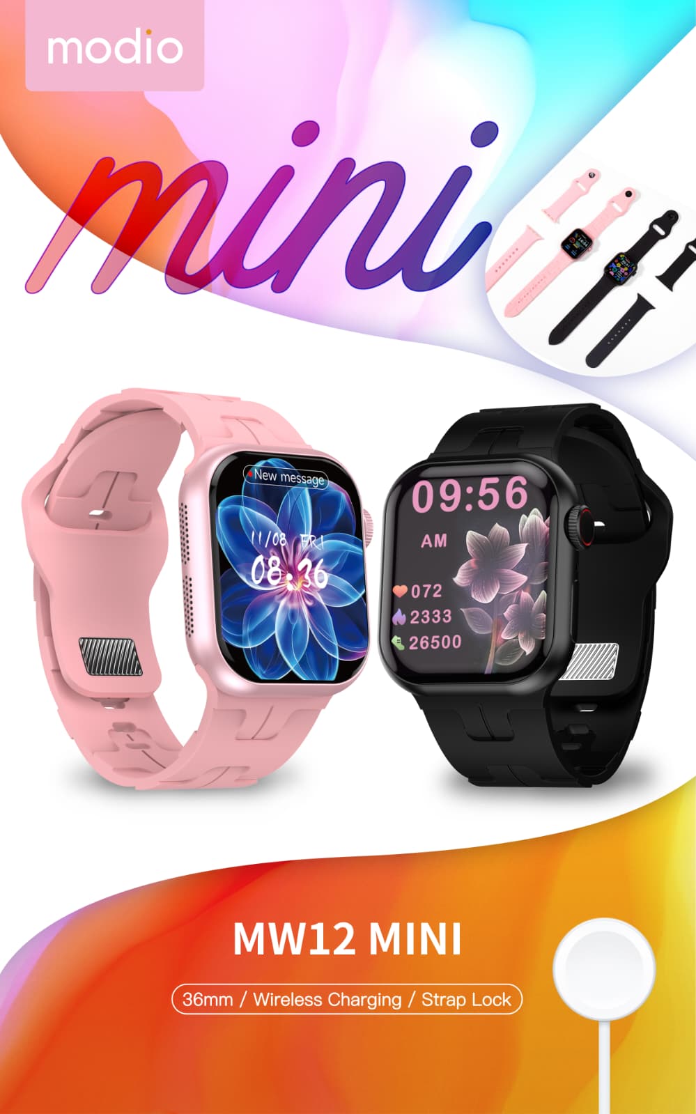 Modio MW12 Mini Smartwatch