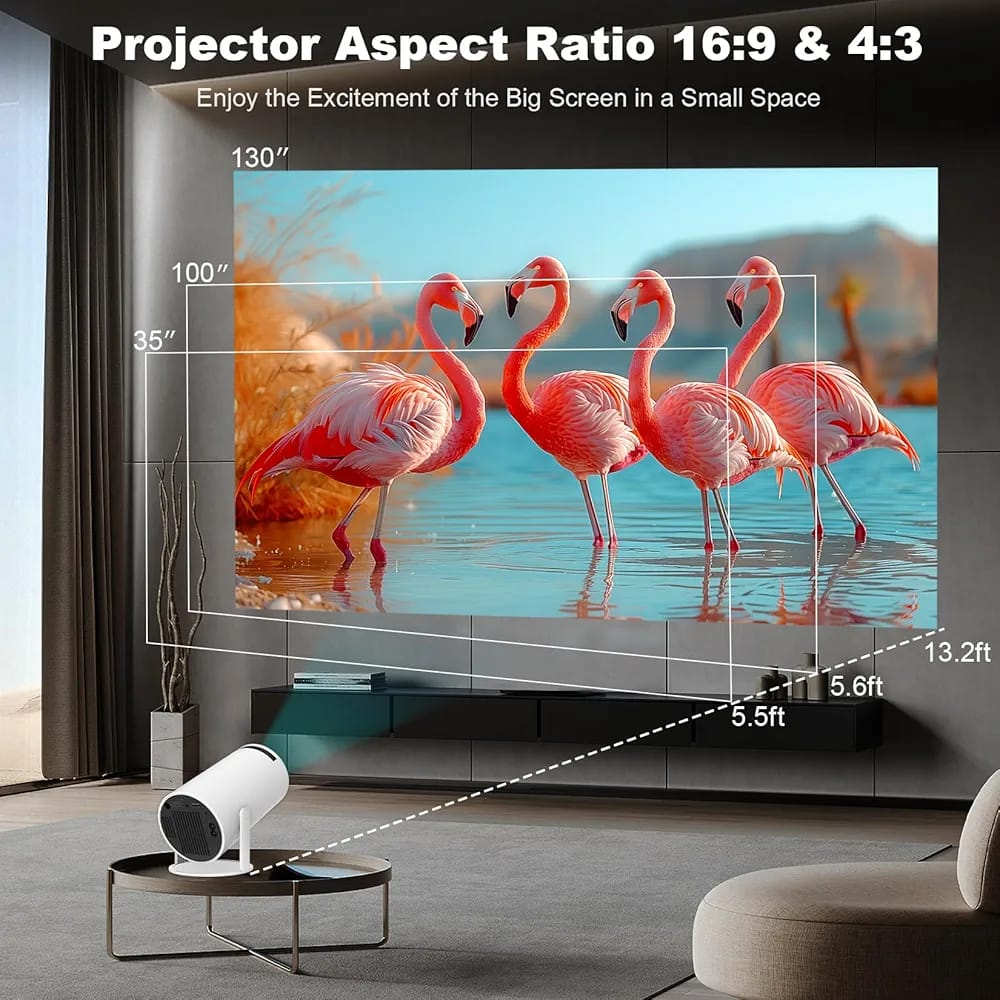 Calus Android Smart Mini Projector H5 Max