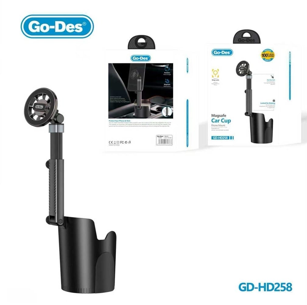 Go-Des HD258 Magsafe Car Cup Phone Mount