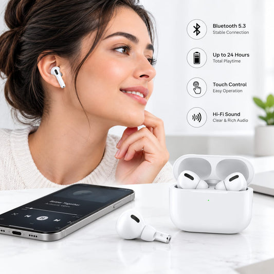 GiNEX Wireless Bluetooth Earbuds GX-02