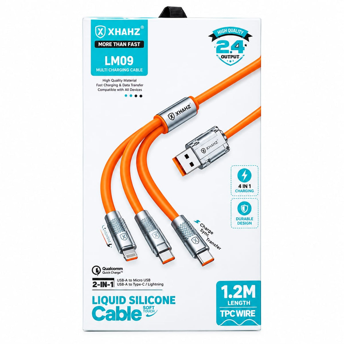 XHANZ 3-in-1 Fast Charging Cable LM09