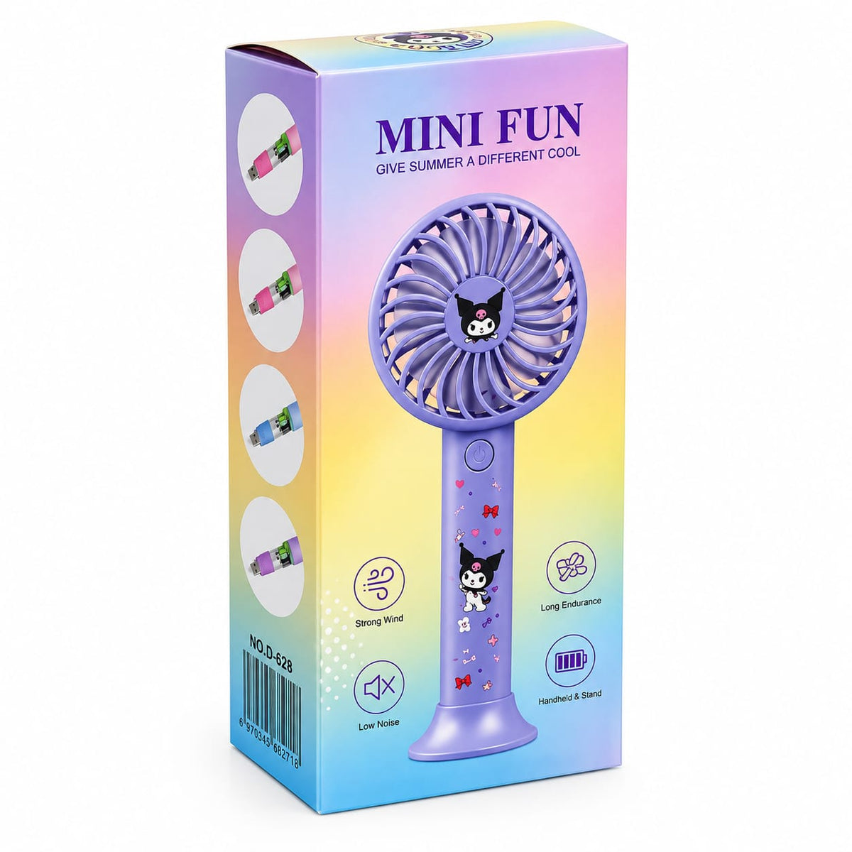Portable Mini Handheld USB Rechargeable Fan QS-81