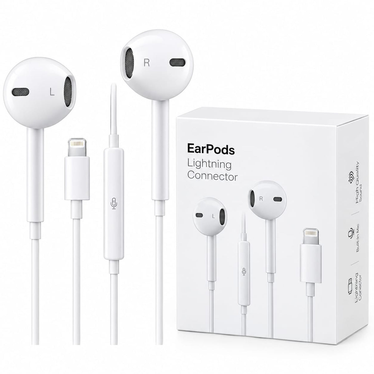 سماعات EarPods بموصل Lightning - سماعات أذن سلكية