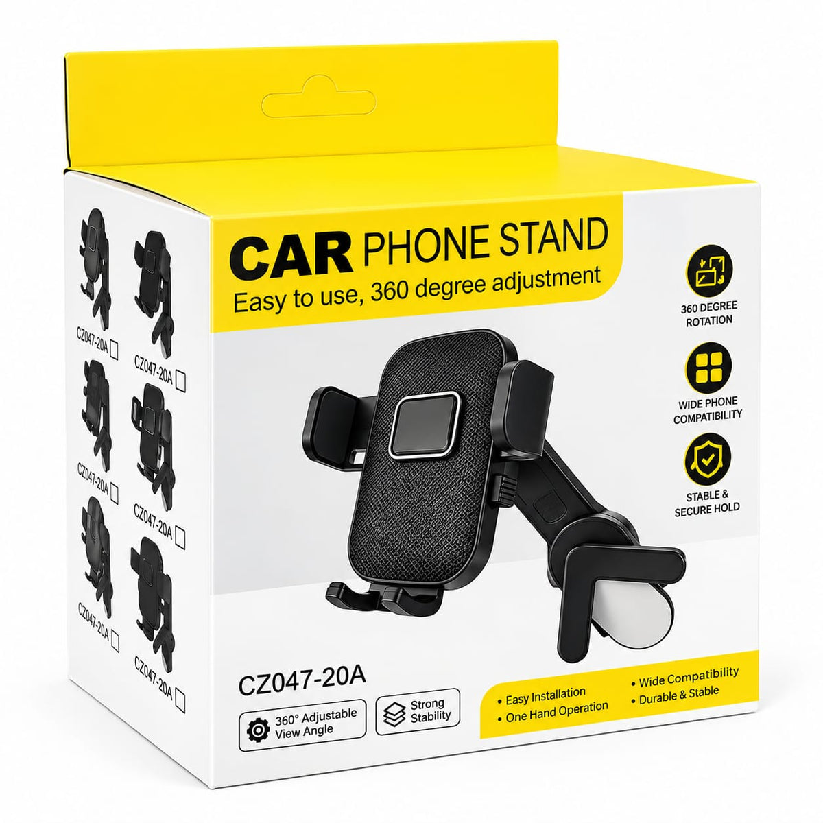 Car Phone Stand 360° Adjustable Holder – CZ047