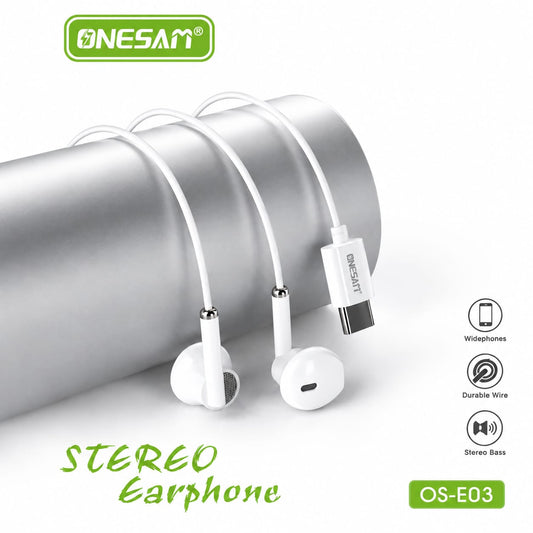 Onesam Type C Stereo Earphones E03