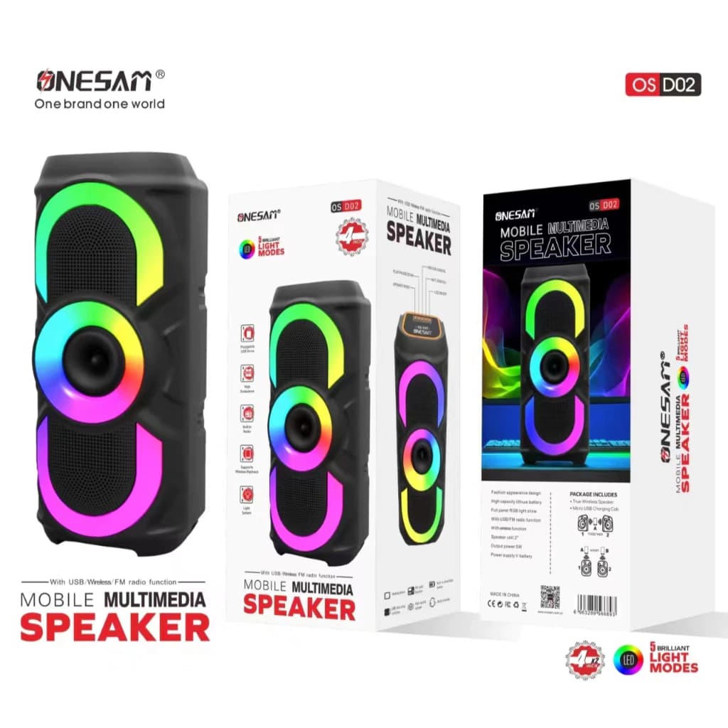 Onesam Mobile Multimedia Bluetooth Speaker OS-D02