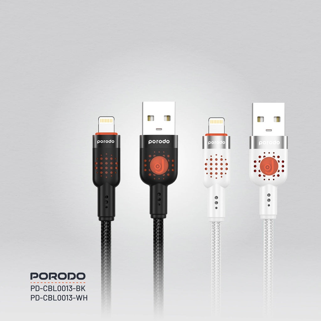 Porodo Braided Cable USB-A to Lightning