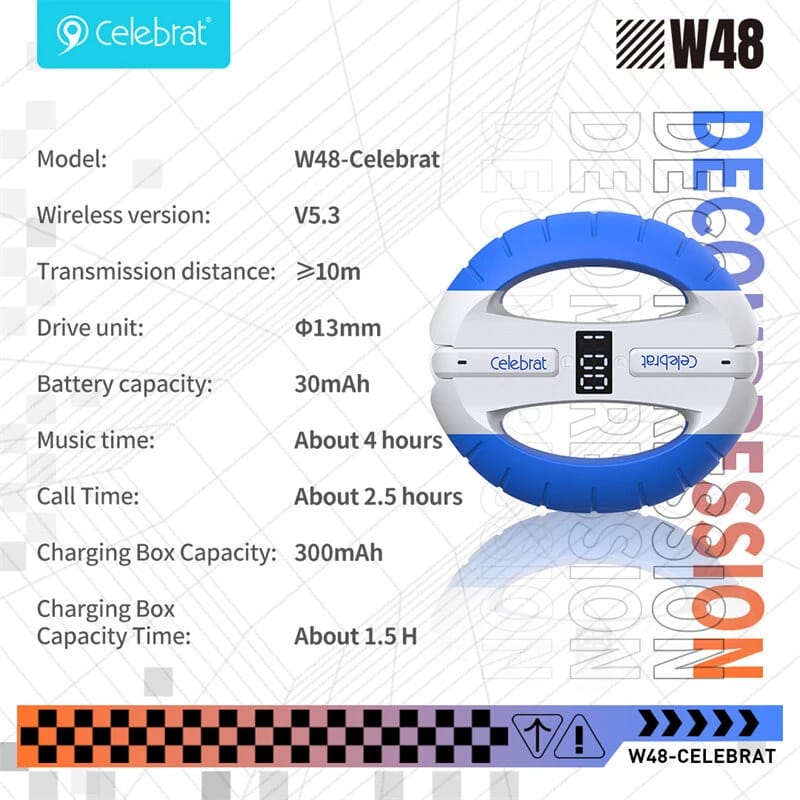 Celebrat W48 True Wireless Earbuds