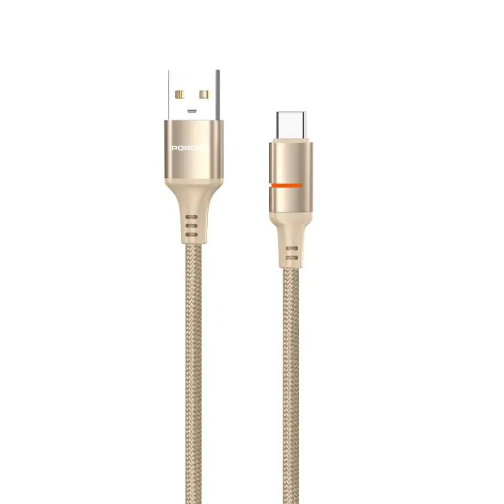 Porodo USB-A To USB-C LED Light Cable