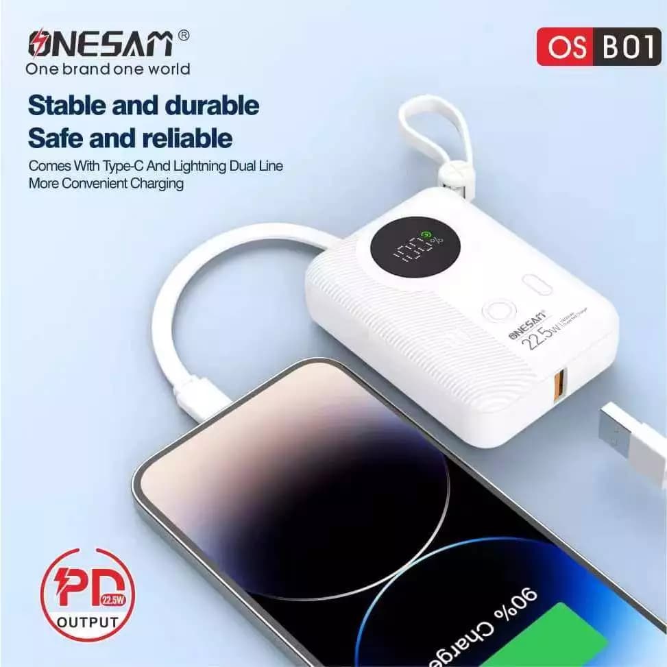 Onesam 2in1 10000mAh Powerbank OS-B01