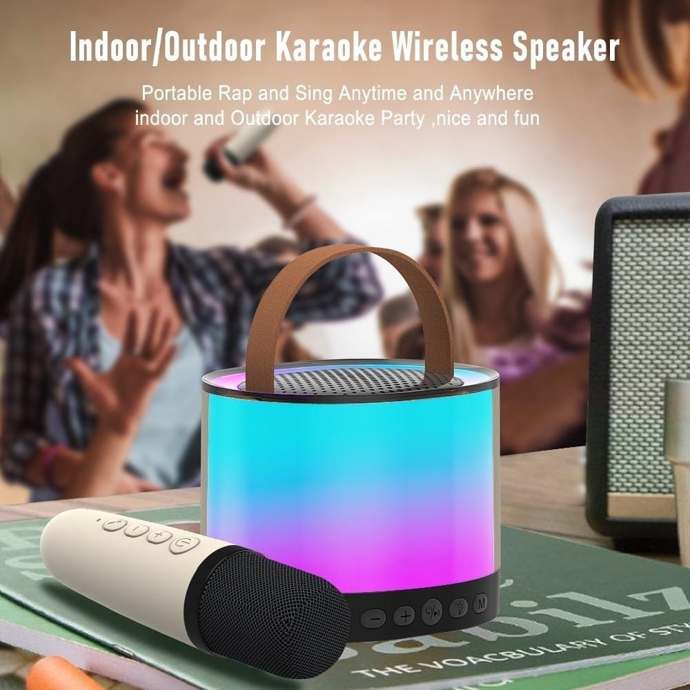 Karoake Protable Bluetooth Speaker With 1 Microphone K52
