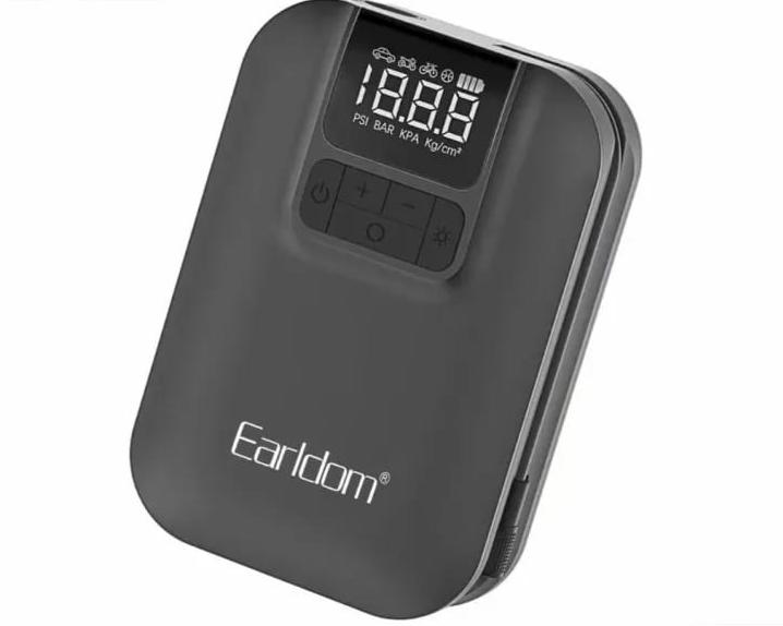 Earldom Digital Mini Car Electric Tire Portable Air Pump ET-V2