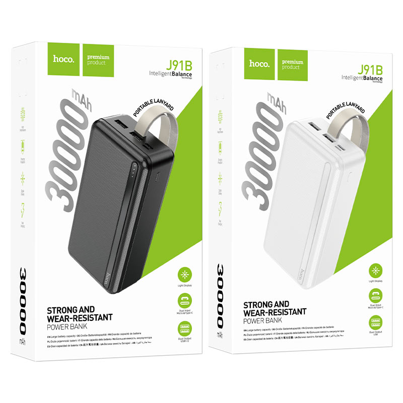 Hoco Power bank 30000mAh J91B