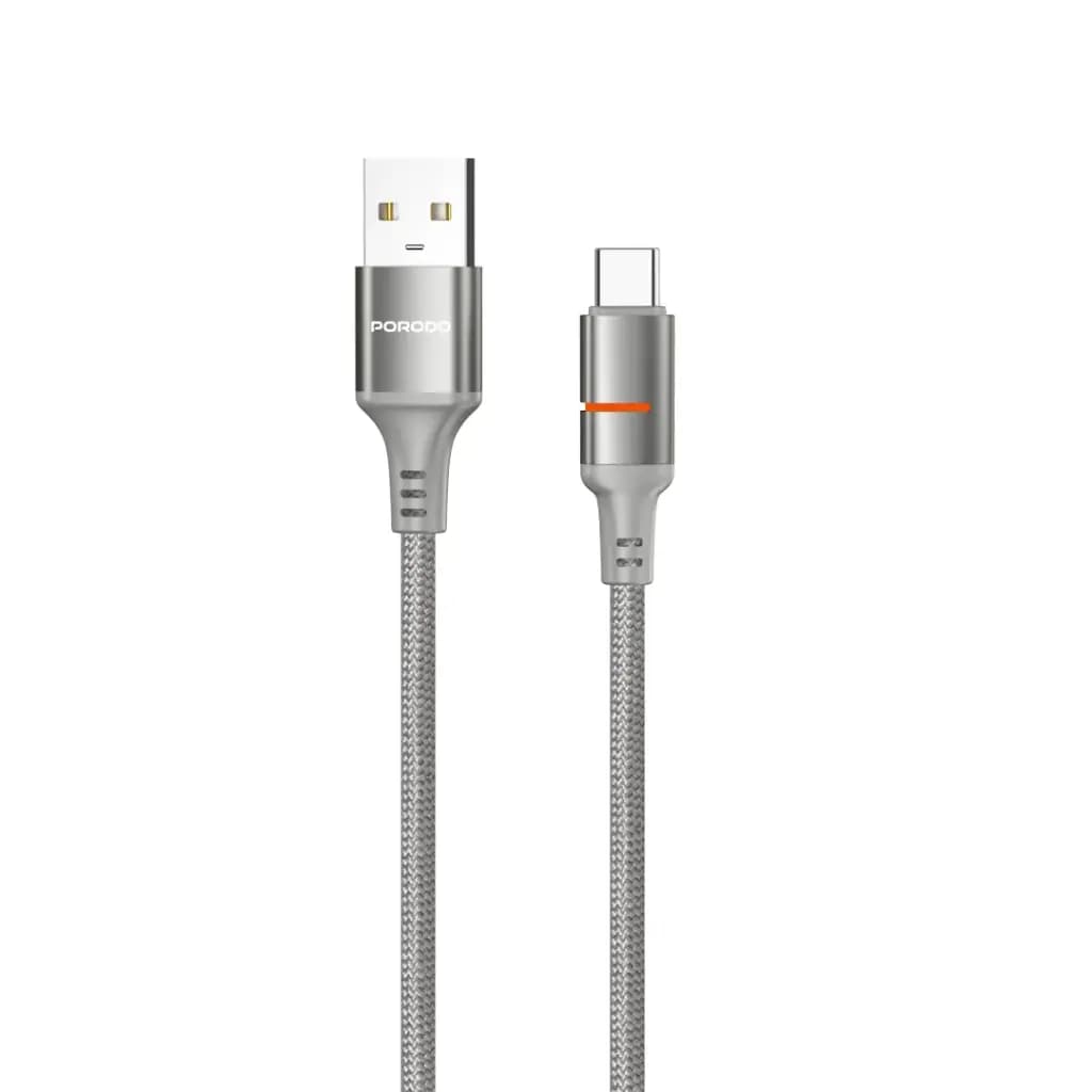 Porodo USB-A To USB-C LED Light Cable
