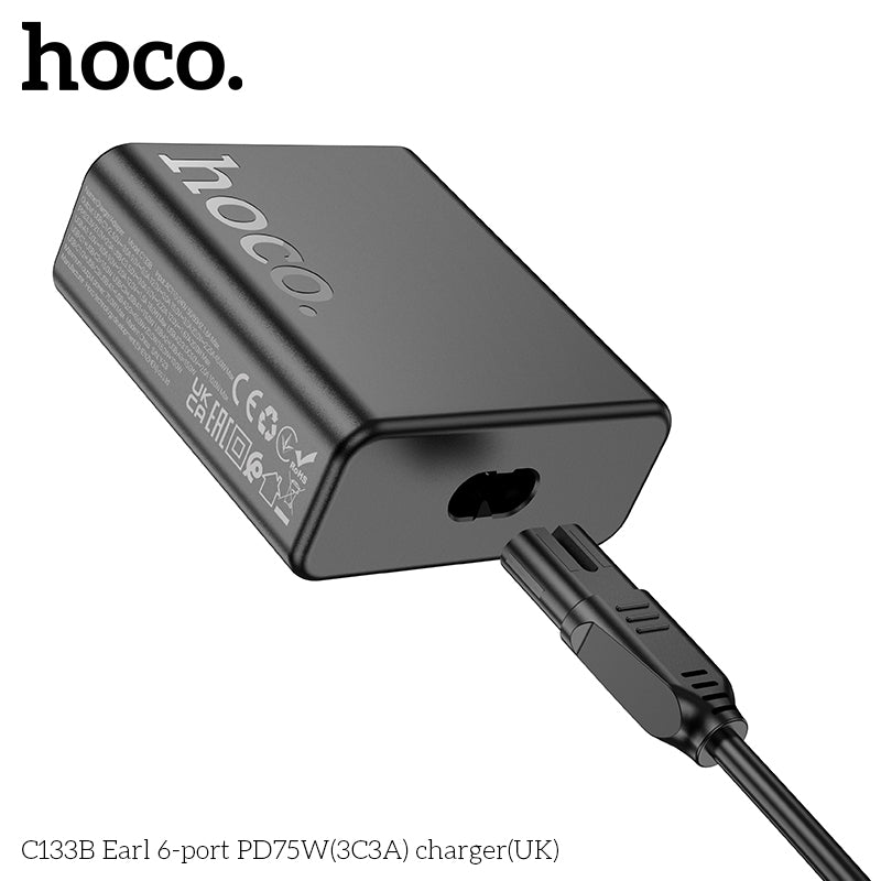 Hoco Charger C133B Earl 6 ports PD75W