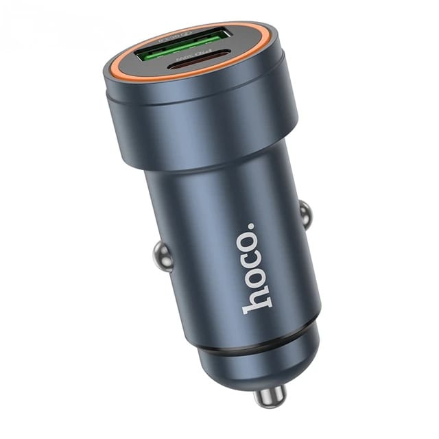 HOCO Aluminum Alloy PD30W+QC3.0 Car Phone Charger Z57A
