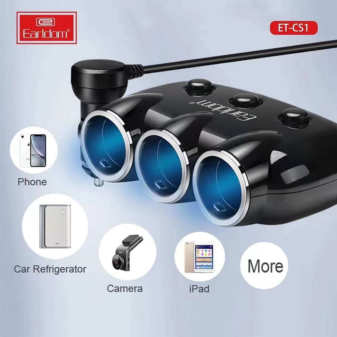 Earldom Car Socket Charger/Splitter ES-CS1