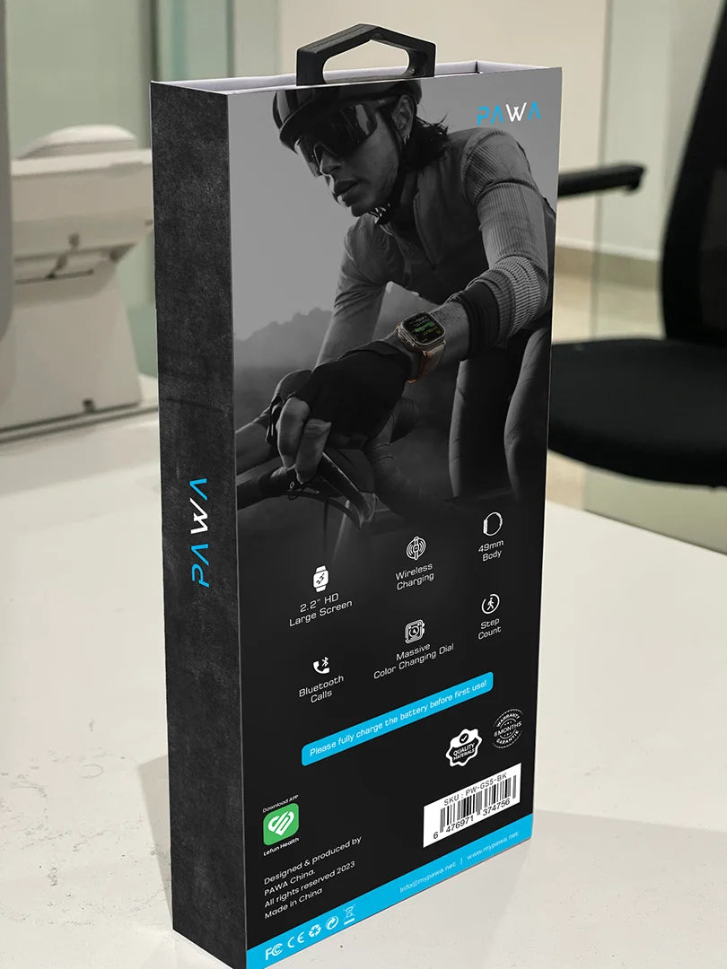Pawa Ultra Taut Petite - Smart Watch - Titanium