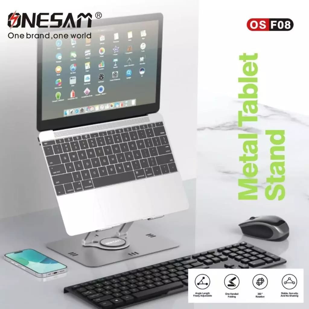 Onesam Metal Tablet/Laptop Stand OS-F08