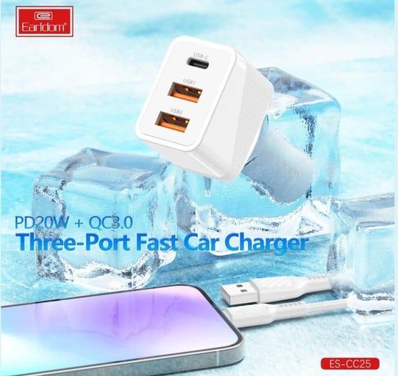 Earldom 20W Car Charger CC25
