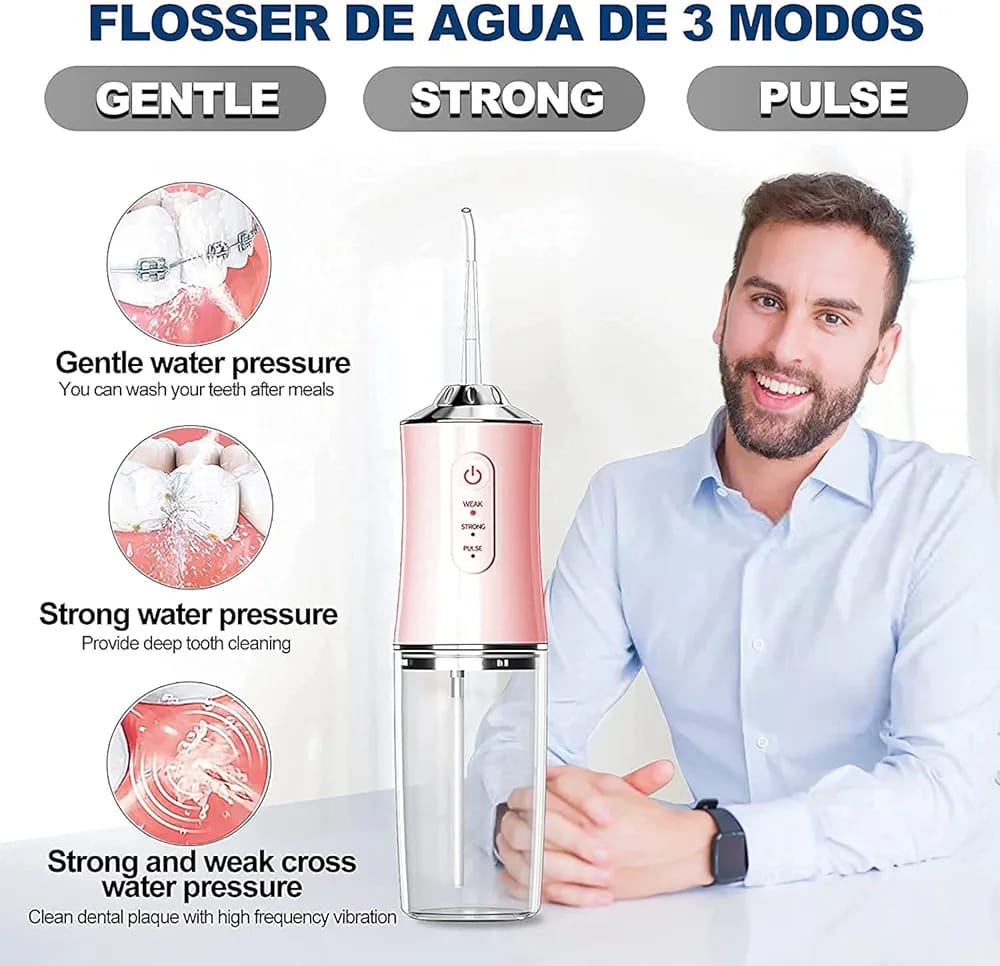 PPS Oral Irrigator Portable Dental Water Flosser