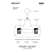 Onesam 300W Power Socket Converter