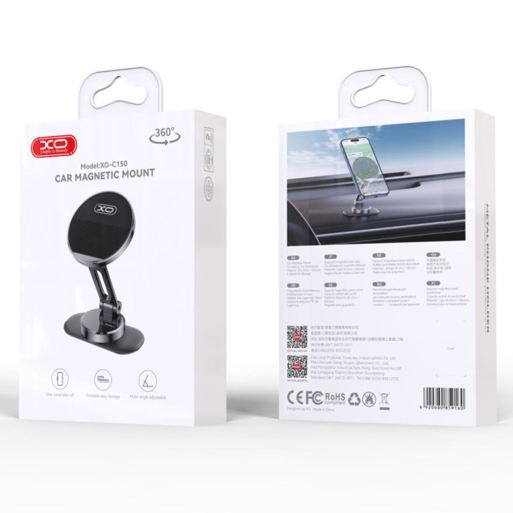 XO Magnetic 360° rotating holder with metal base C150
