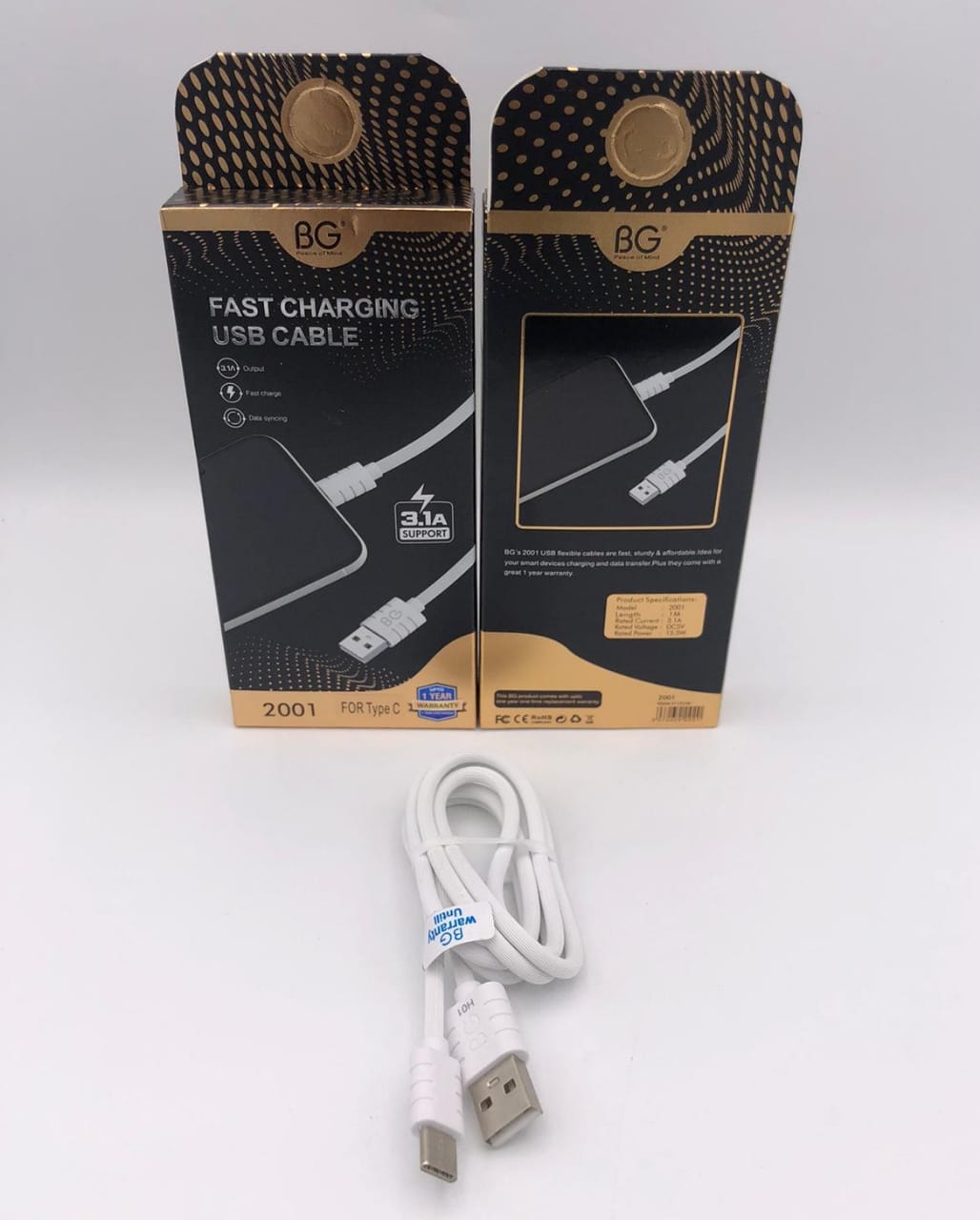 BG USB to Type-C Cable 1M