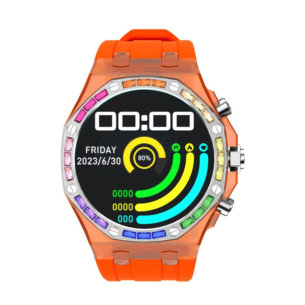 Porodo Transparent Cristallo AP Smartwatch AMOLED Display